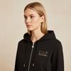 Emporio Armani Logo Pattern Lightweight Hooded Zip-Up Sweatshirt Set Women sweatshirt set 8NTV51-TJ9RZ-1200