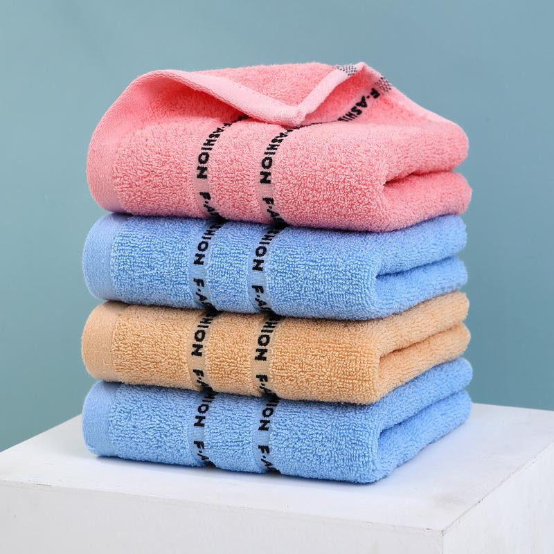 Pure cotton jacquard towel thickened soft hand towel towel running rivers and lakes absorbent face towel