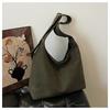 Suede bag women's large-capacity new autumn and winter versatile shoulder messenger bag commuter tote bag