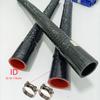 Built In Steel Wire Silicone Hose Black Silicone Connecting Tube ID16-110mm Silicone Hose Radiator Inlet High-pressure Rubber Jo
