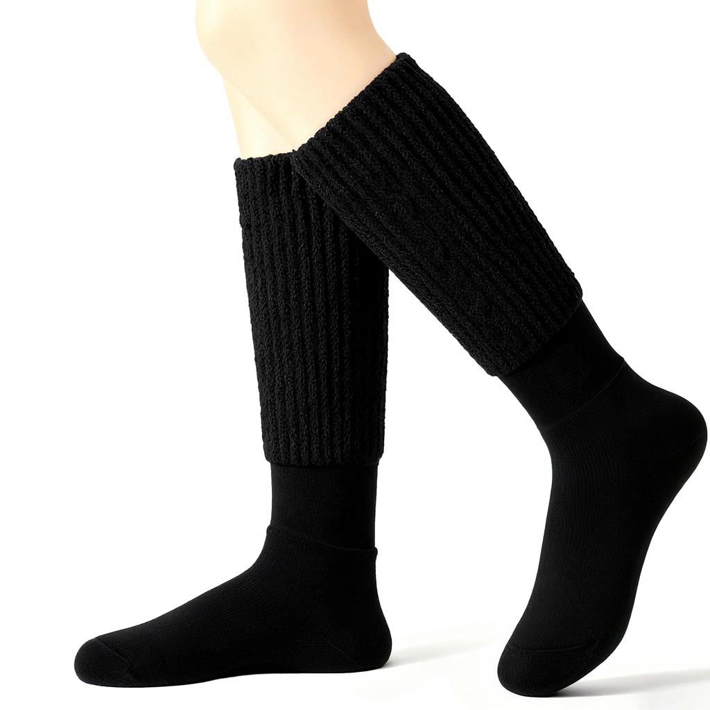 Sunaswift Warm Warm Room Socks to Cold Fireplace Cold Black Socks, 2-Pair Set, (Up +5.9°C/11.9°F) Warmth, Warmth, Protection, Feel, Winter,