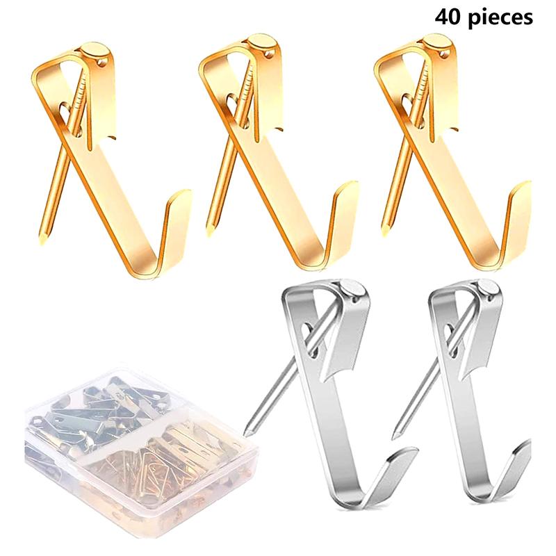 

10/15/20 шт. крючки для фоторамок с гвоздями настенные вешалки для картин художественная живопись часы одежда бесследные крючки для дома Offi C