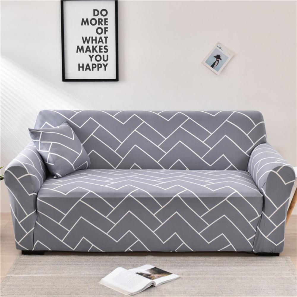 Stretch Sofa Cover Full Set Slip Proof Universal Elastic Couch Protector Anti Dirt Fabric Sofa Cover for All Seasons