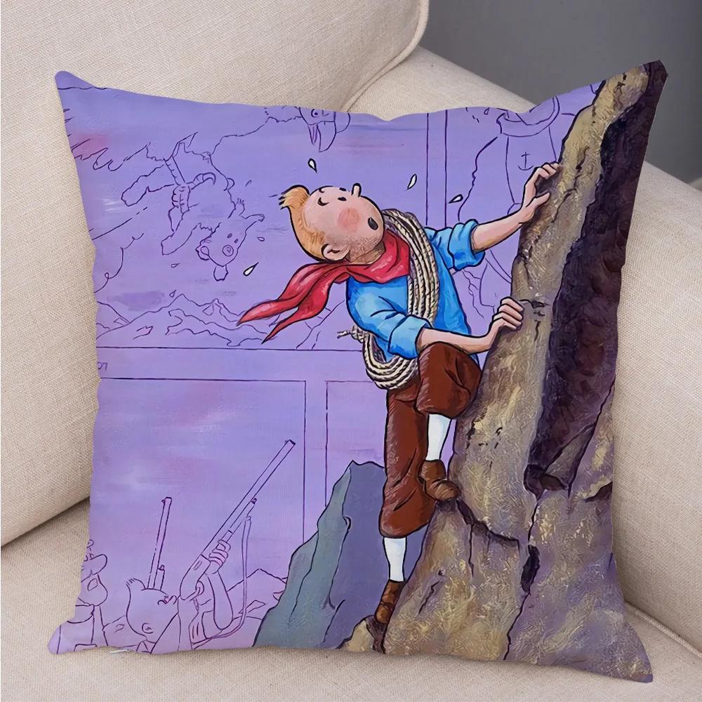 Federa Cuscino con Stampa Carlino Cartone Animato per Camera Bambini Casa Auto Divano Decorazione Adorabile Cane Animale Federa Cuscino Copricuscino Peluche 45x45cm
