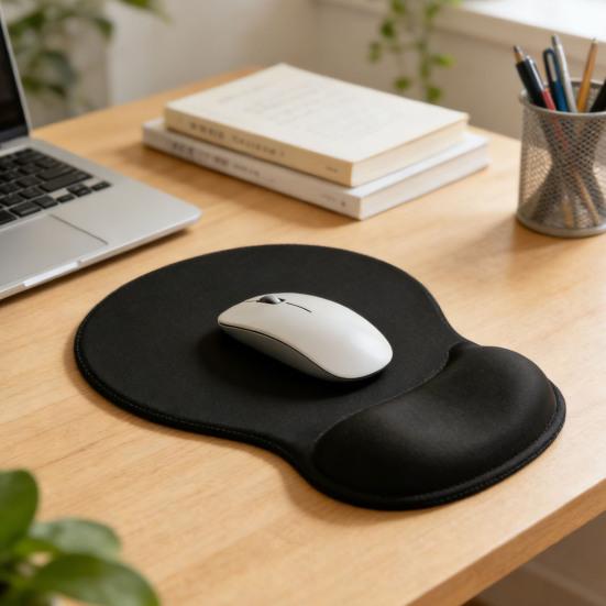 Gel Wrist Rest Mouse Pad Ergonomic Computer Mouse Pad Soft Comfortable Wrist Rest Pad for Office Gaming Home Use