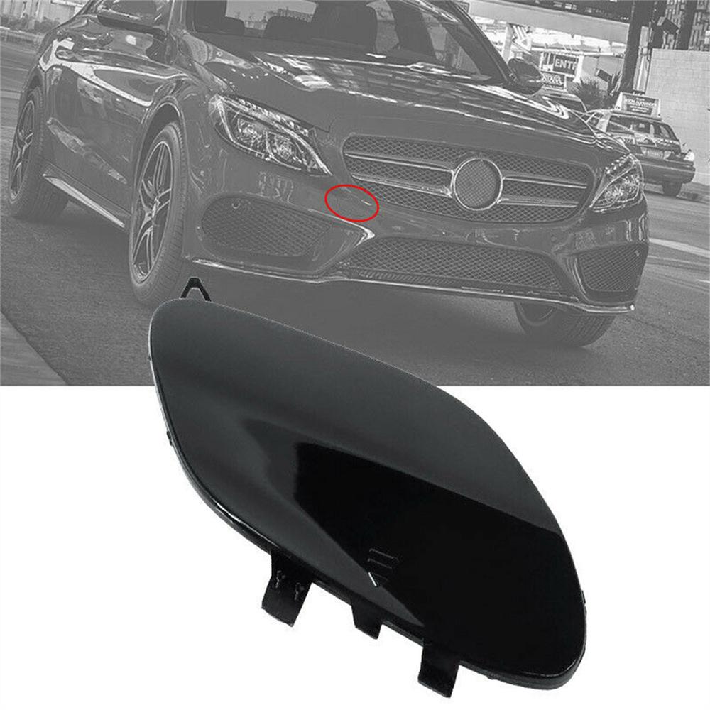 Front Bumper Tow Hook Eye Cover Cap Fit For Mercedes Benz C-Class C300 C400 W205