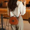 New Small Round Bag with Large Capacity  High End and Fashionable Women's Hand Held Crossbody Bag
