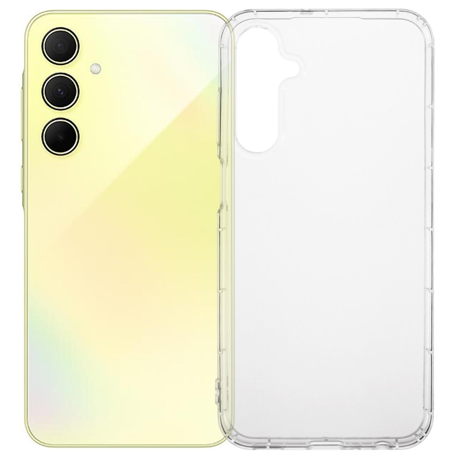 

For Samsung Galaxy A35 5G Clear Case Anti-Drop TPU Phone Cover (Big Rear Lens Hole) A