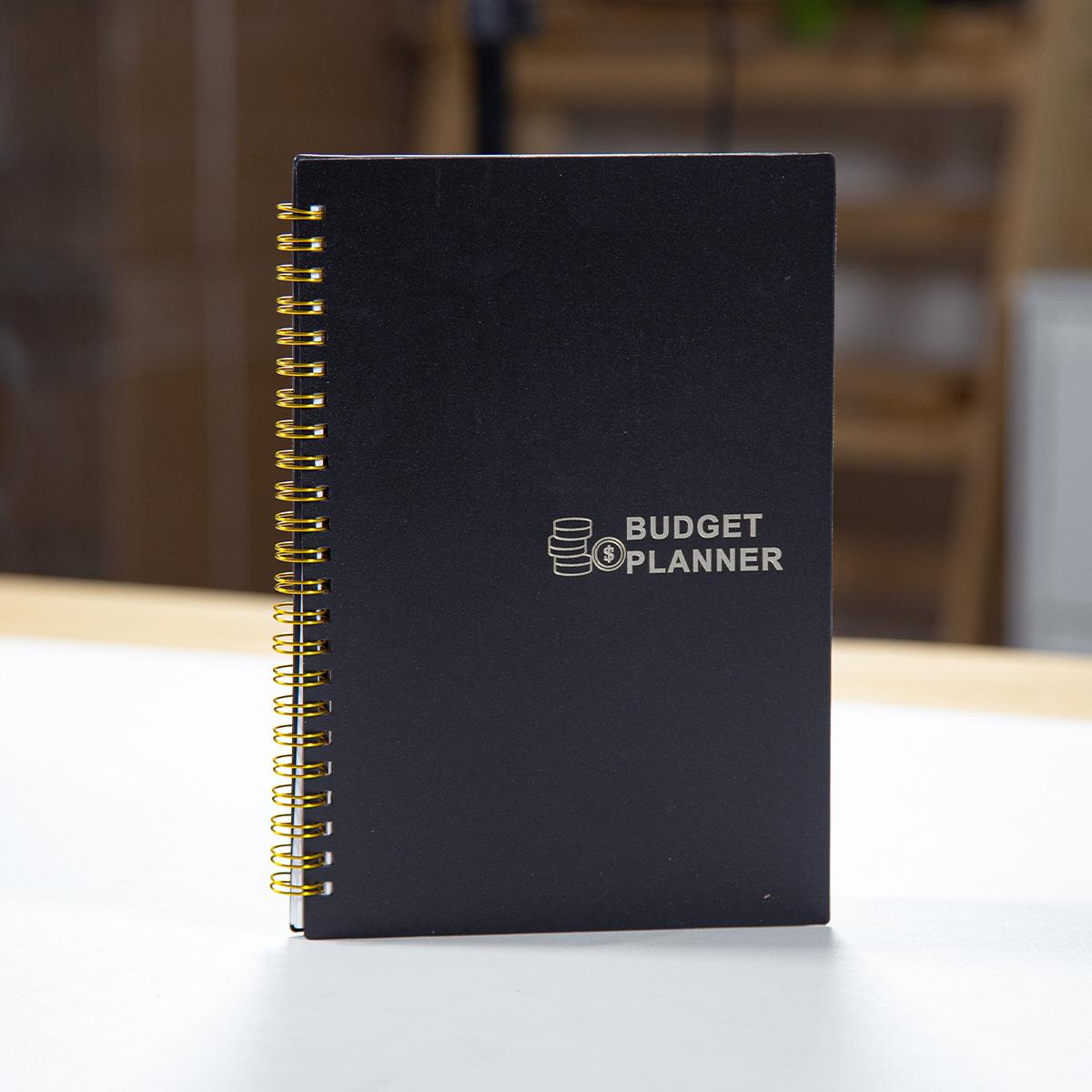 

1 шт. 50 листов Планировщик бюджета ПВХ Твердый переплет Ежемесячная бюджетная книга Недатированный финансовый планировщик с записной книжкой для отслеживания расходов