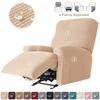1 /3 Seater Water Repellent Polar Fleece Recliner Sofa Cover Elastic Relax Armchair Cover Stretch Lazy Boy Reclining Chair Cover