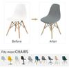 1pc Washable Armless Shell Chair Cover Removable For Shell Chair Seat Cover Home Hotel Banquet