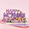 Up Mom Floral Bouquet Happy Mother's Day Invitation Card Greeting Cards Mothers Day Cards Postcard