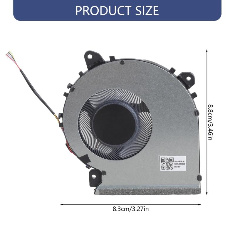 Replacement CPU Cooling Fan Notebook Cooling Metal Heat Dissipation Fan for X515 X515DA Laptop Notebook Accessories