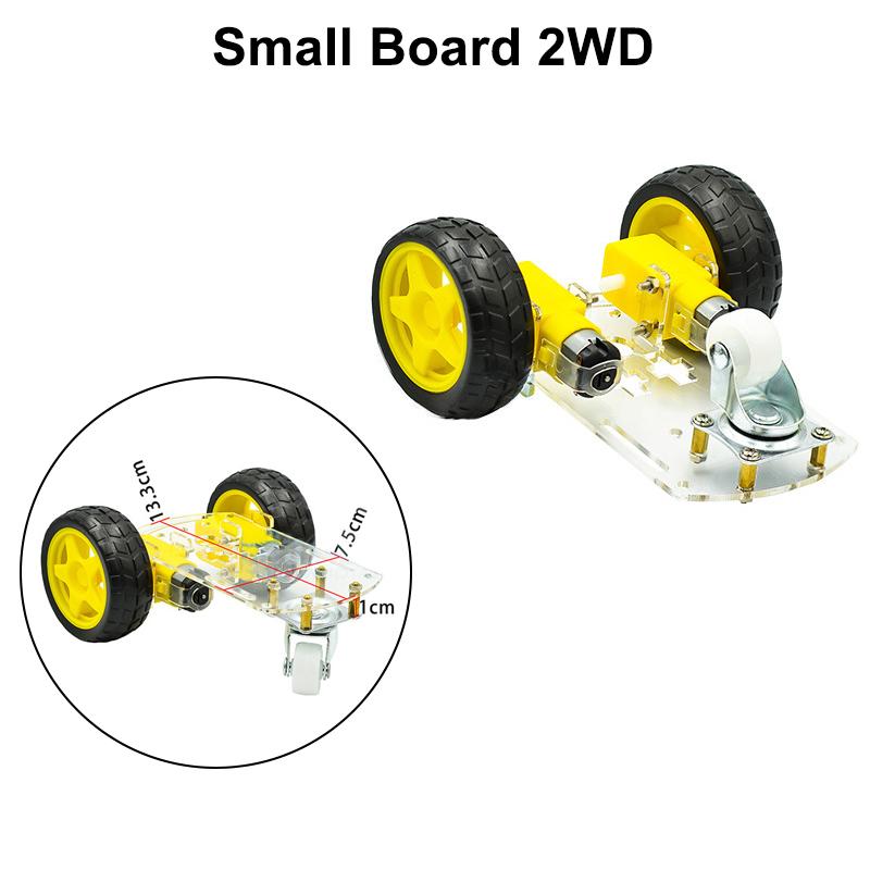 Diy Avoidance Tracking Motor Smart Robot Car Chassis Kit With Speed Encoder Battery Box 2Wd 4Wd Module For Uno R3