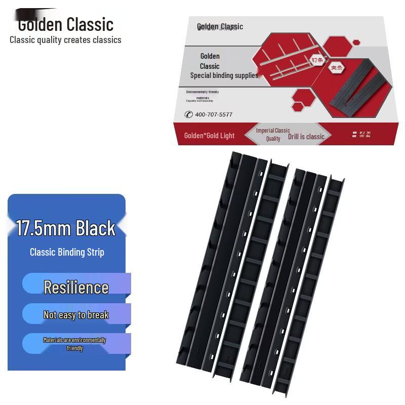 

GOLDEN 10-Hole A4 Binding Strips