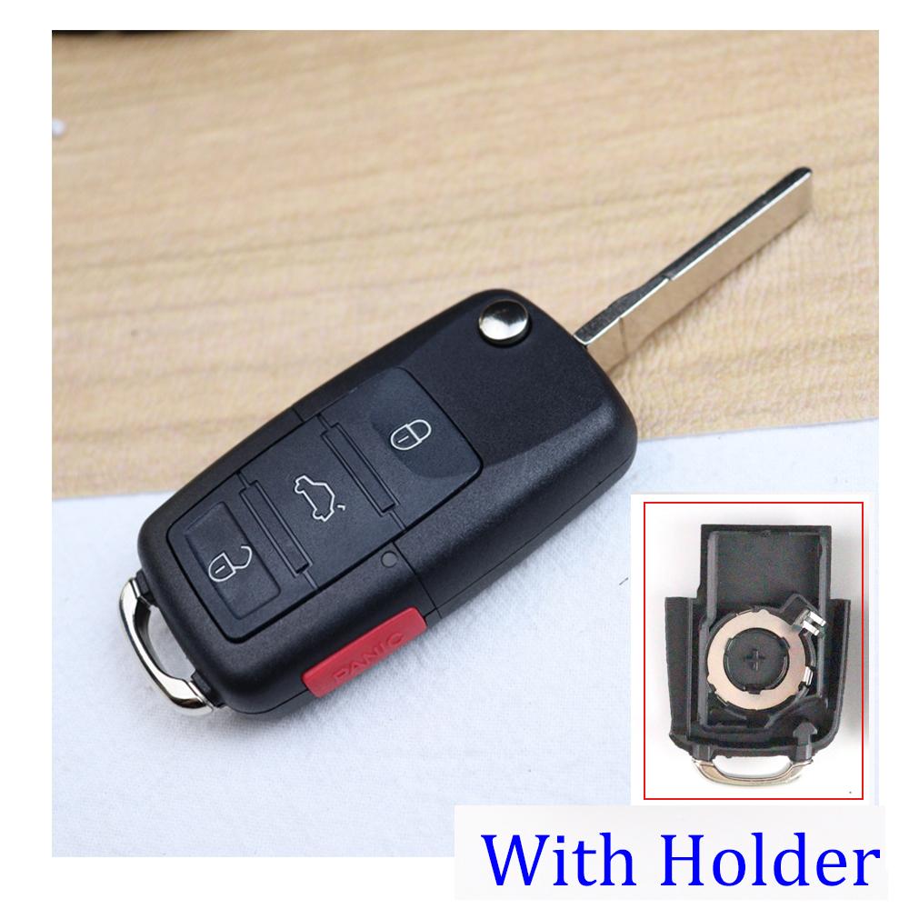 Car Key Fob Case Shell Housing For Volkswagen/Vw Jetta Golf Passat Beetle Skoda Seat Polo B5