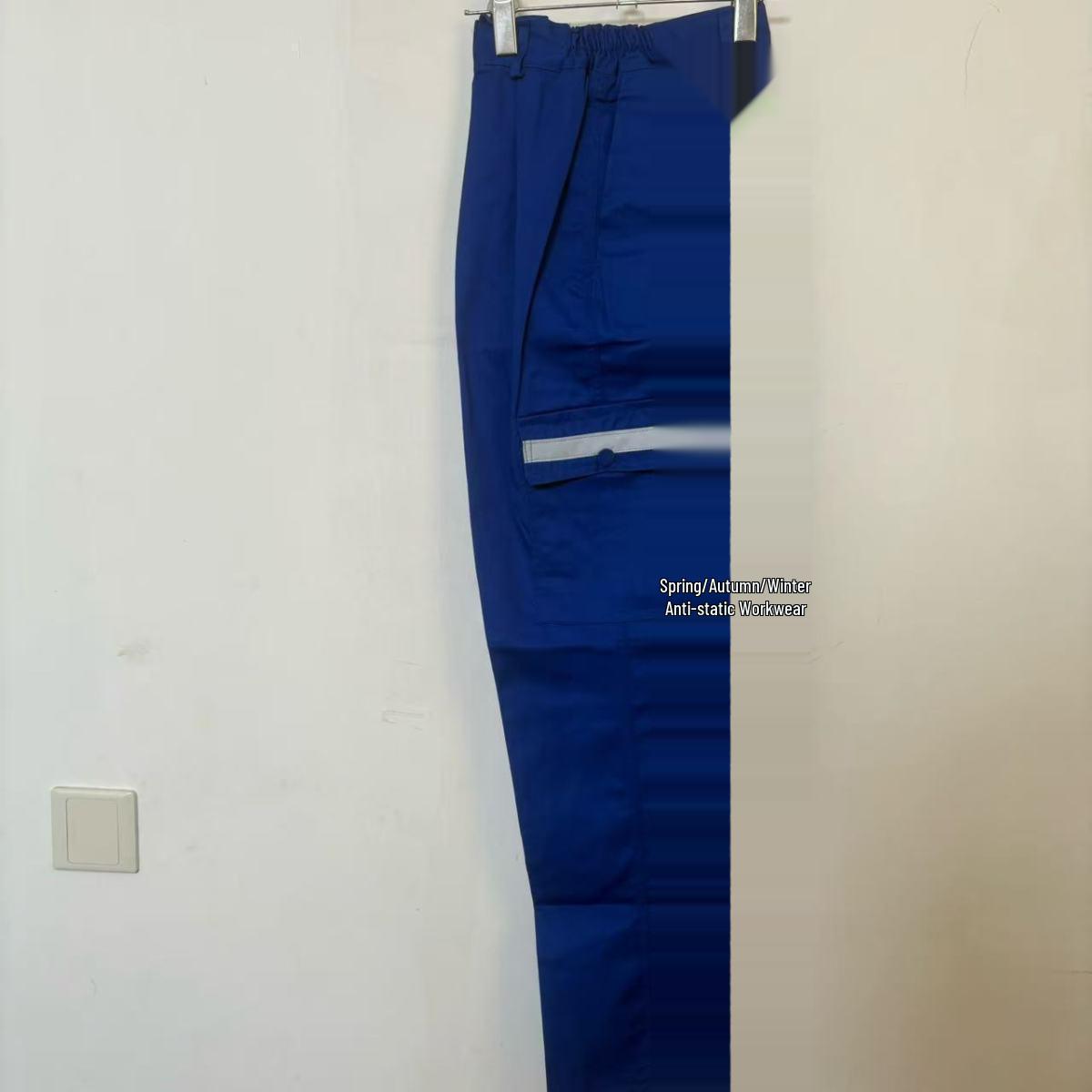 

Унисекс Антистатическая Рабочая Одежда Электрика, Длинный Рукав, Износостойкая для Весны, Осени и Лета на Нефтегазовых Заправочных Станциях