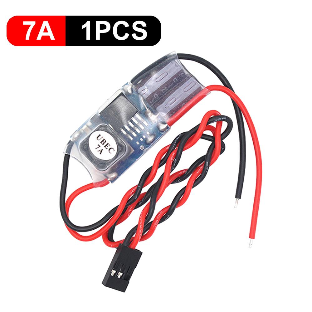 5V 3A 5A 7A 15A External UBEC Voltage Regulator Anti-interference Support 2S-12S Receiver Power Supply for RC Airplane Aircraft