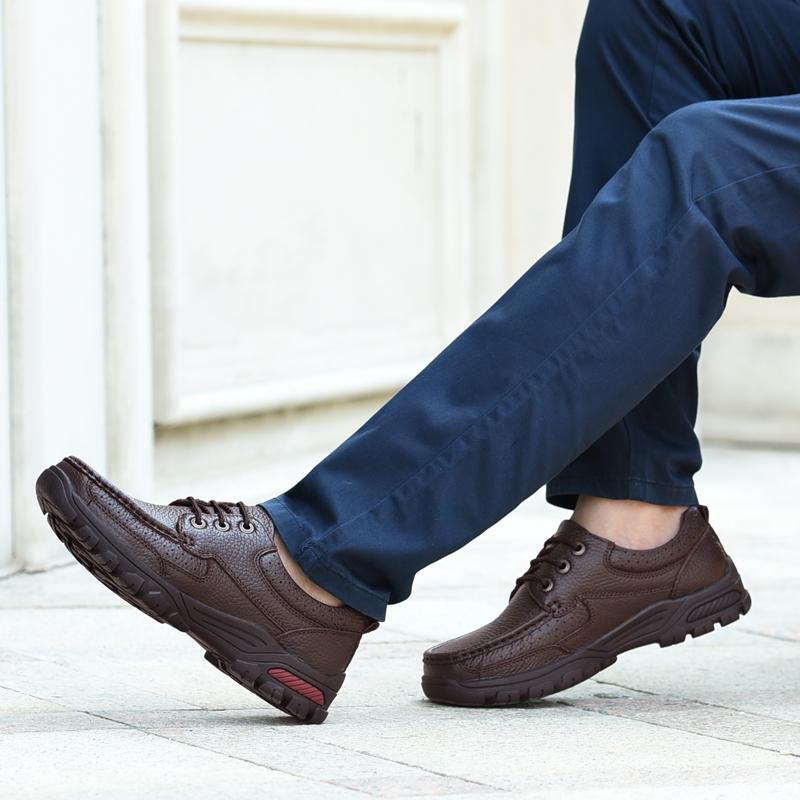 Купить Мужская обувь из натуральной коровьей кожи больших размеров ...