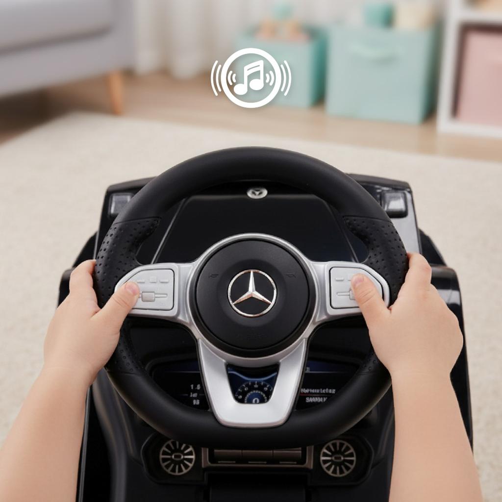 Draisienne Pousseur Déambulateur Pour Enfants Mercedes Benz Classe G Noir