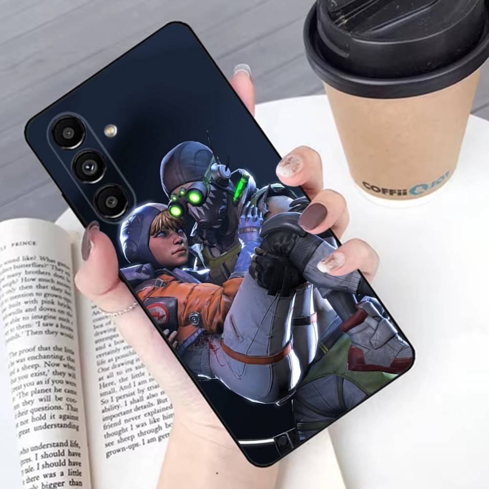 Game A-Apex Legends Phone Case For Samsung S 25,24,23,22,30,21,10,9,Ultra,Plus,Lite,FE,4G,5G Black Soft Case
