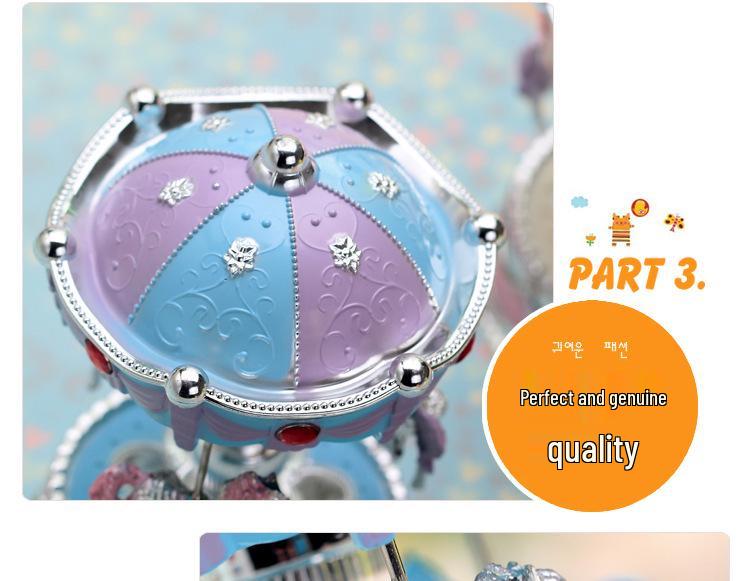 Kinder Blinkendes Karussell Spieluhr - Heimschmuck & Musikalisches Geschenk