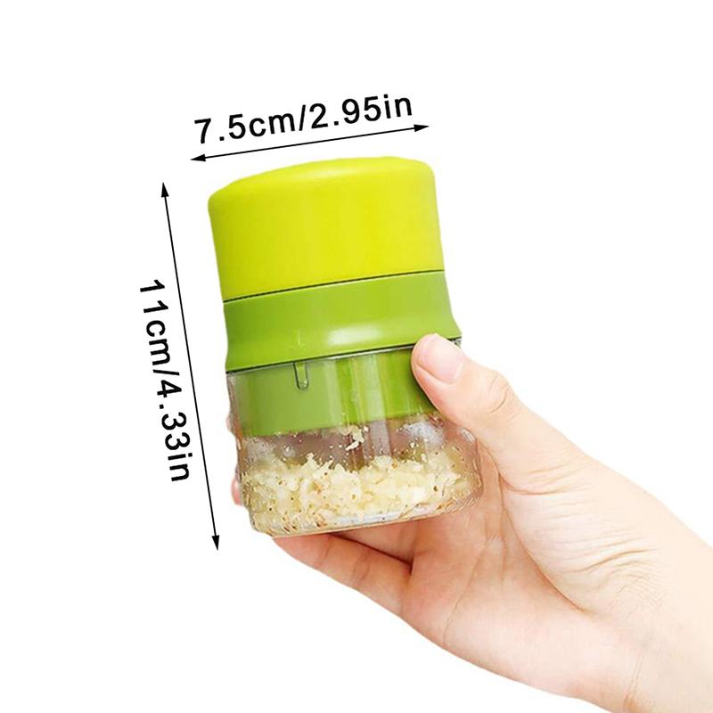 Knoblauch-Gemüseschneider Multifunktionaler Food Processor Handlicher Mini-Obstschleifer und -Hacker Küchenzubehör