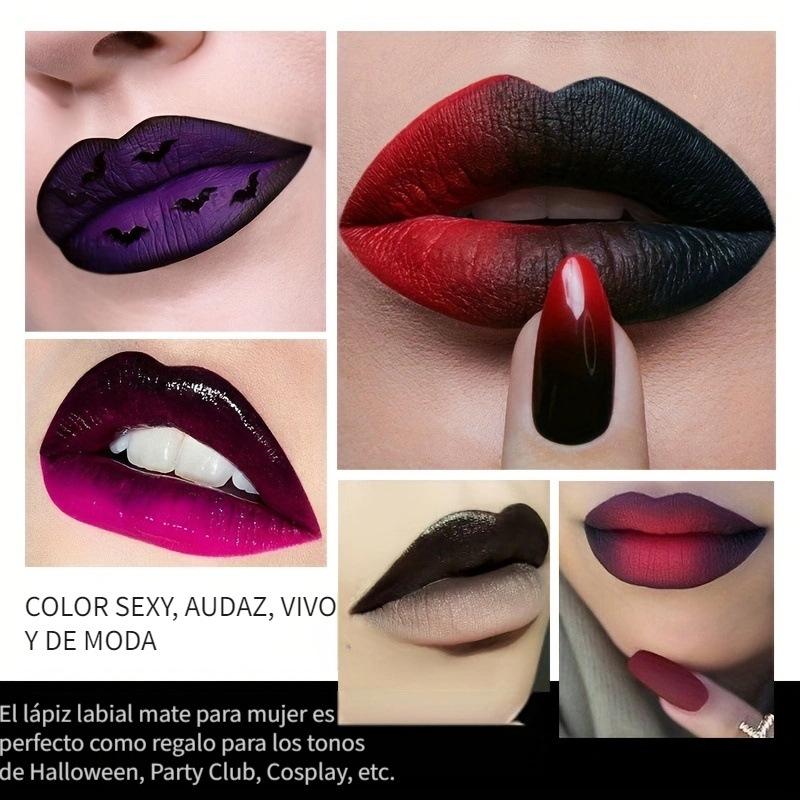 Black Waterproof Lipstick with Long-lasting Effect for Charming Queen’s Lip Contouring and Beautification