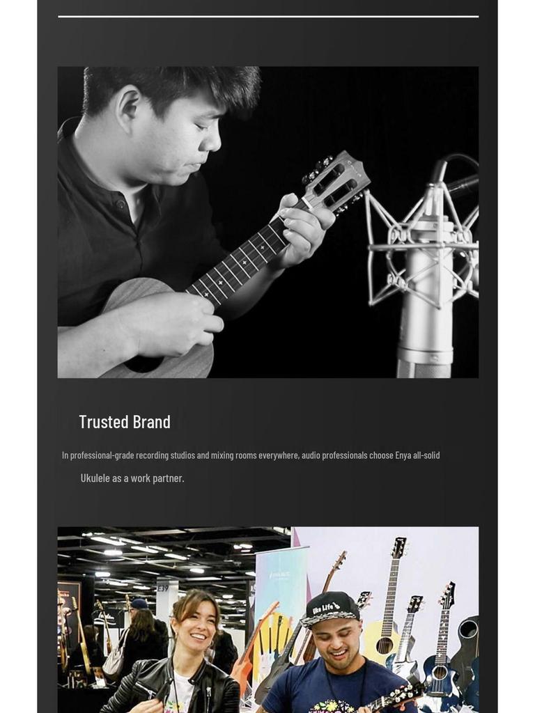 ENYA Mahogany MS All Solid 23" Female Beginner Ukulele