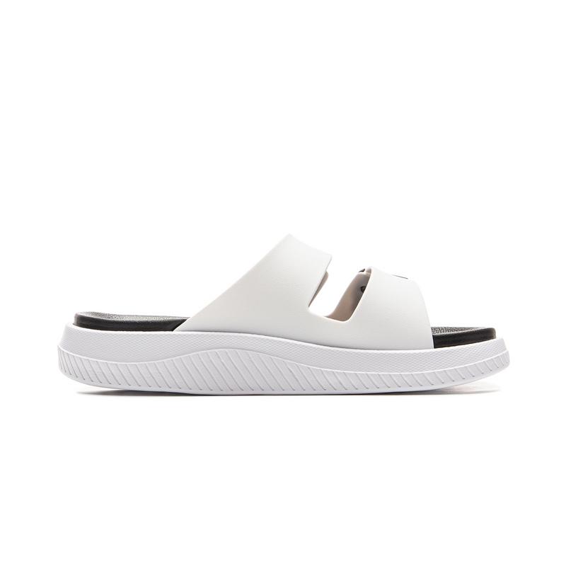 Li-Ning Fashion Series Lightweight Non-Slip Silent Slide Sandals Men Footwear White Black AGAV013-1