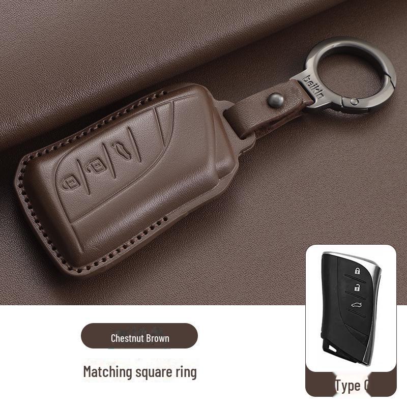 Passende Lexus Schlüsselhülle für ES200, ES300h, RX300, RX350h, NX260, 570, Braun 270