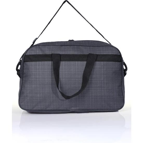 Handtuchstoff, Stewardess-Koffer, Reisen, Urlaub, Sport, Krankenhaus, Hand- und Umhängetasche mit mehreren Fächern, Kabinengröße