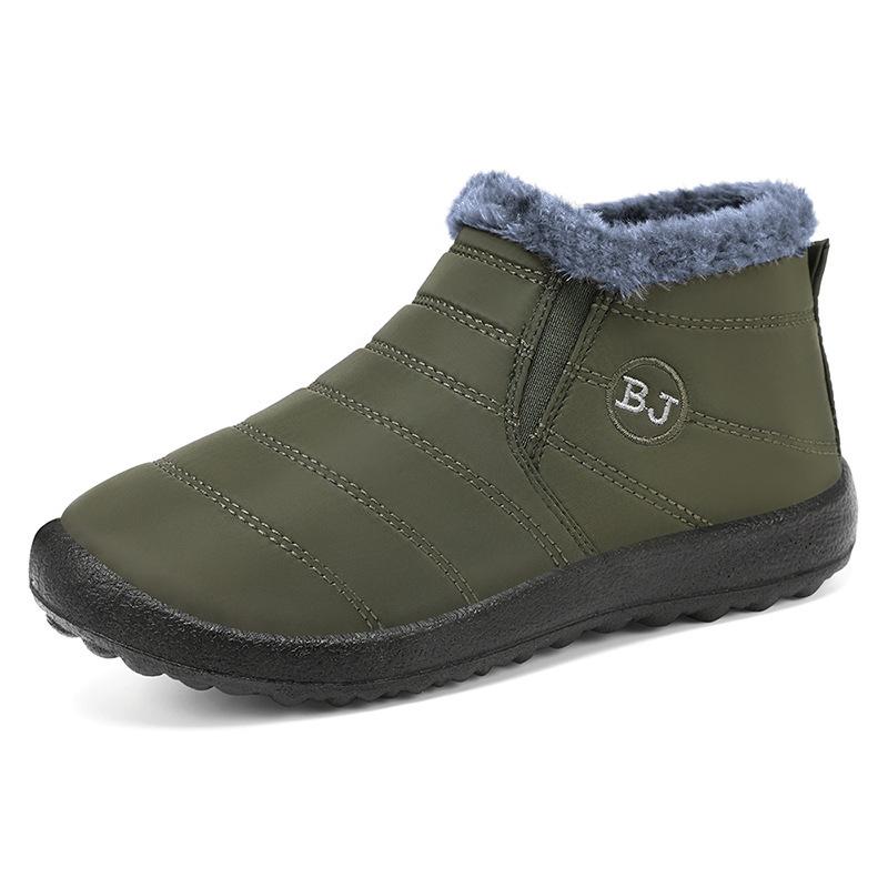 Cotton shoes couple large size women's shoes cold-proof snow boots piled thickened short boots warm soft sole low-top cotton boots