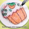 Foam Texture Paper 3D Drawing Paper Sheet Foam Art Painting Paper White Cellulose Cards Kids Adults DIY Art Crafts Supplies