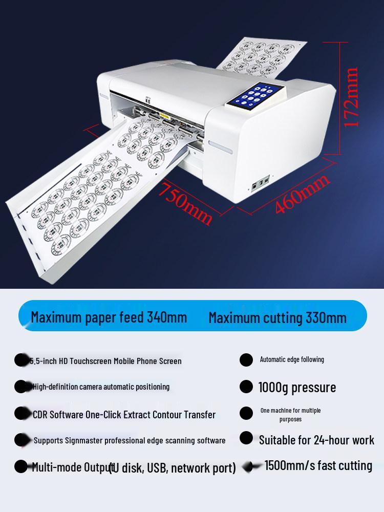 

Meitu High-Speed Automatic Sticker Die-Cutting & Scoring Machine with Edge-Following Engraving