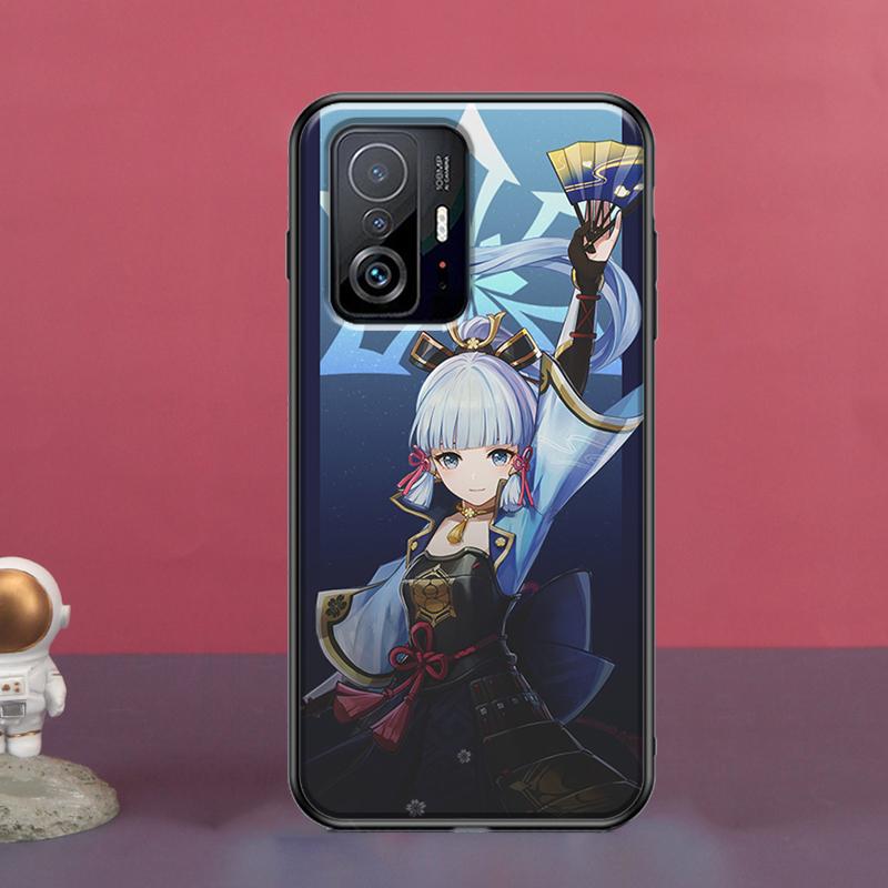Kamisato Ayaka Genshin Impact For POCO X5 X3 F5 Pro X4 F4 GT M5s C40 F3 Case For Xiaomi 13 Lite 12 11T 12T Pro 12X Cover