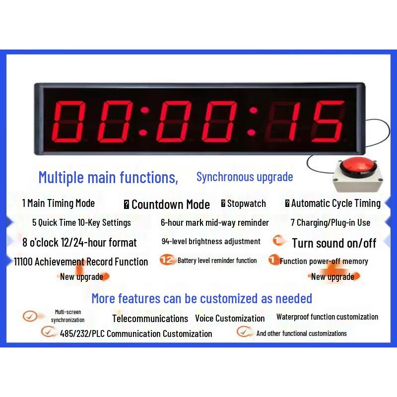 Rechargeable LED Competition Timer