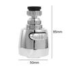 Universal Rotatable Kitchen Faucet Adapter Shower Head Bathroom Water Saving Tap Aerator Diffuser Nozzle Splash Filter Bubbler