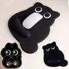 Big-eyed Cat Mouse Pad Soft Comfortable Wrist Rest Typing Pad Non-Slip Dirt-resistant Ergonomic Mouse Pad For Computer Office
