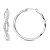 925 Silver Earrings Colorful Oval Gemstone Earrings Charm Hoop Earrings for Women Big Circle Fashion Silver Jewelry