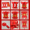 Creative Non Woven Fabric Spring Festival Props New Year Decor Hanging Pendant Festival Lantern