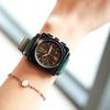 Square Fashion Trend Large Dial Calendar Waterproof Watch Female, Wind Pilot Army Men'S Watch