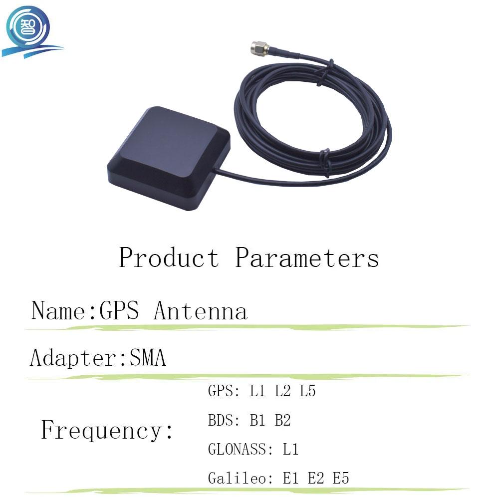 GNSS Antenna GPS BDS GALILEO GLONASS L1 L2 L5 Band NEO-M8N LNA GAIN 28dbi Gain External Antenna SMA Connector