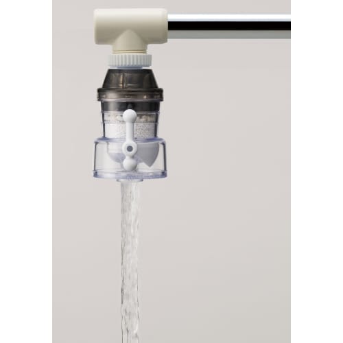 Kuritaq Aquatap Binchotan Charcoal Shower Faucet, CQBIS-2080, Clear