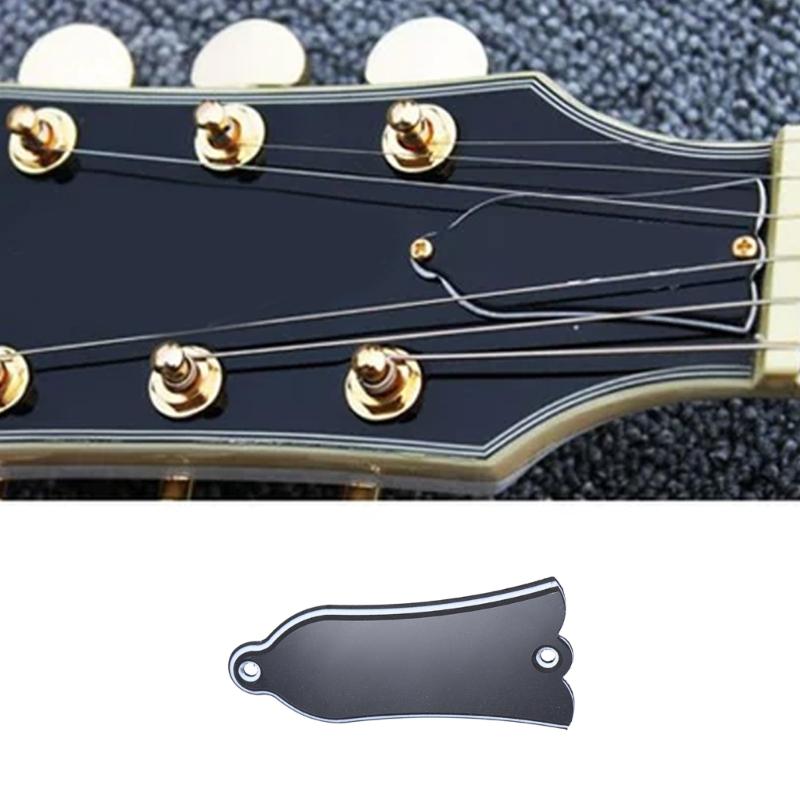 Plastic Bell Shape Trusses Rod Cover Plate 2 Holes Electric Guitar Trusses Rod Cover Guitar Part Easy To Installation