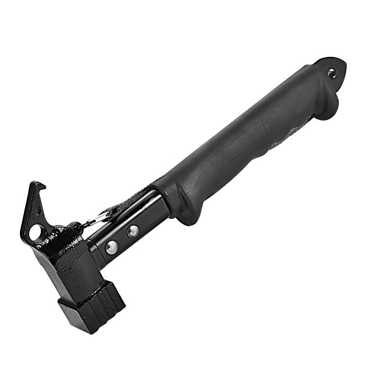 

1Pc versatile camping hammer with soft rubber handle, iron tent hammer for hiking, awning and tarp construction