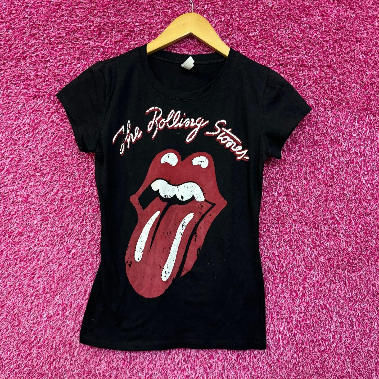 

The Rolling Stones Hot Lips Logo Women’s Rock Band Top M 3XL