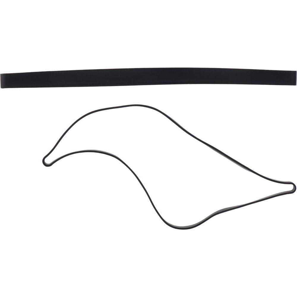 10 Pcs Standard Resilience Black Rubber Bands Large Duty Rubber Elastic Strap Silicone Wrapping Notebook Office