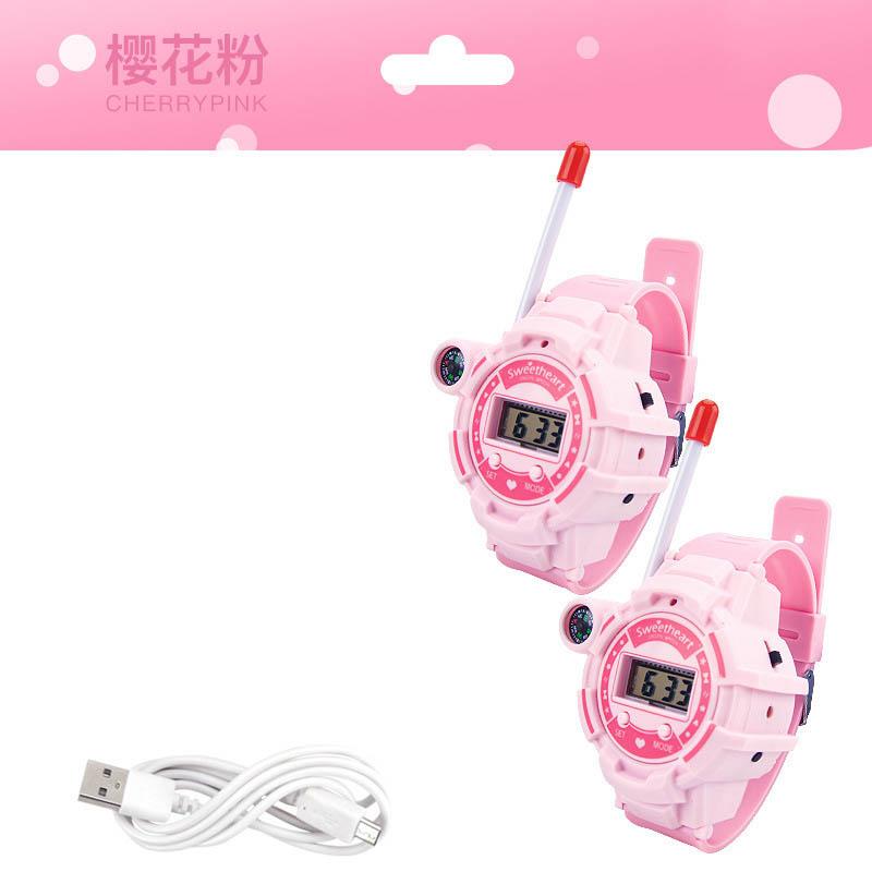 Multi-function Mini Walkie-talkie Watch Toy Children Outdoor Wireless Dialogue Pager Walkie-talkie Electronic Telephone Toy