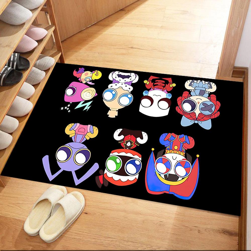 Digital Circus Area Rug Perfect For Kitchen Dining Room Balcony Foyer Antislip Rug Anime Office Decor Perfect Gift For Friends Family